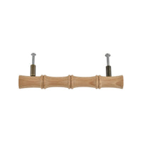 Bamboo-style turned wood bar handle