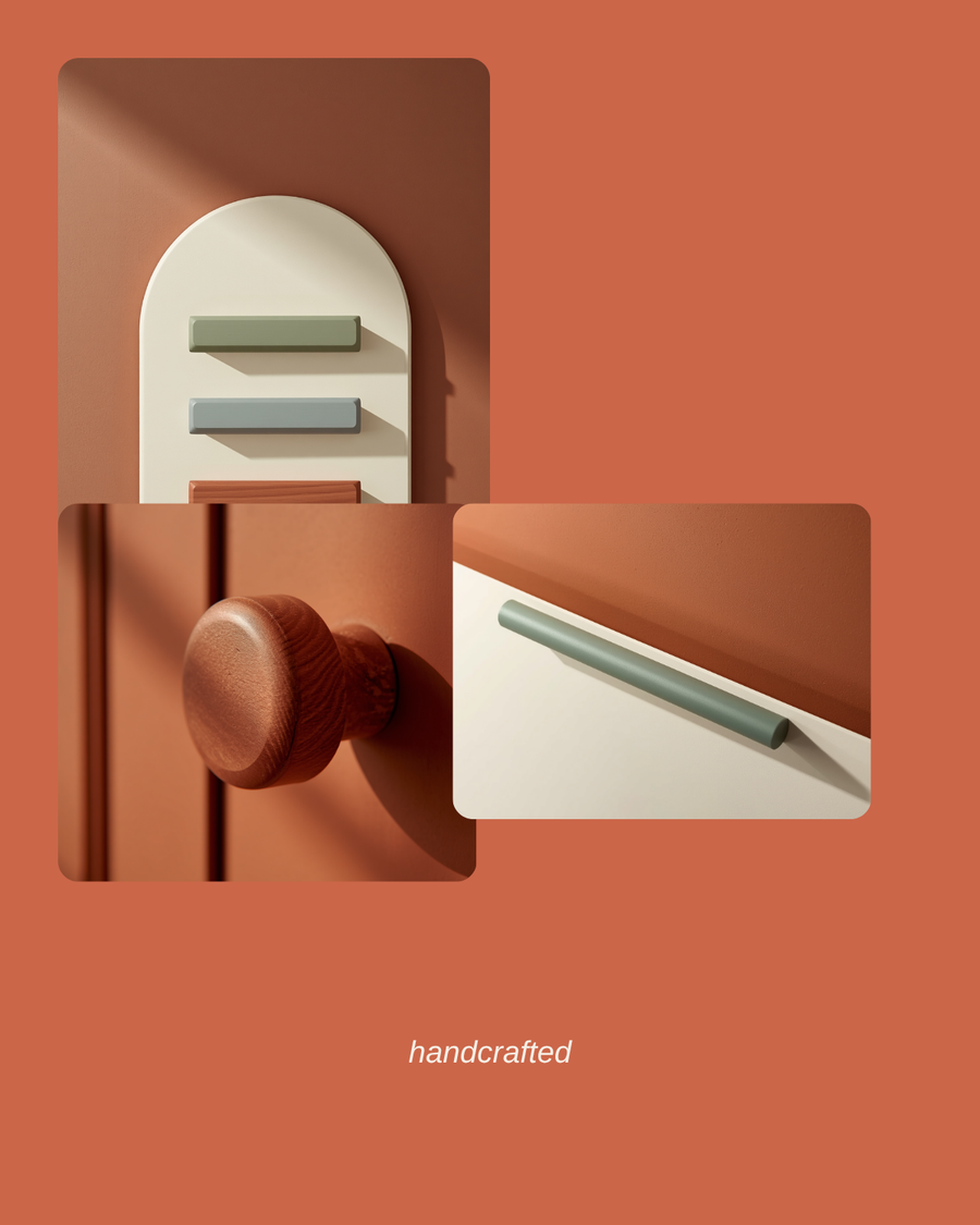 The Decor View — photorealistic handcrafted cabinet knobs and pull handles