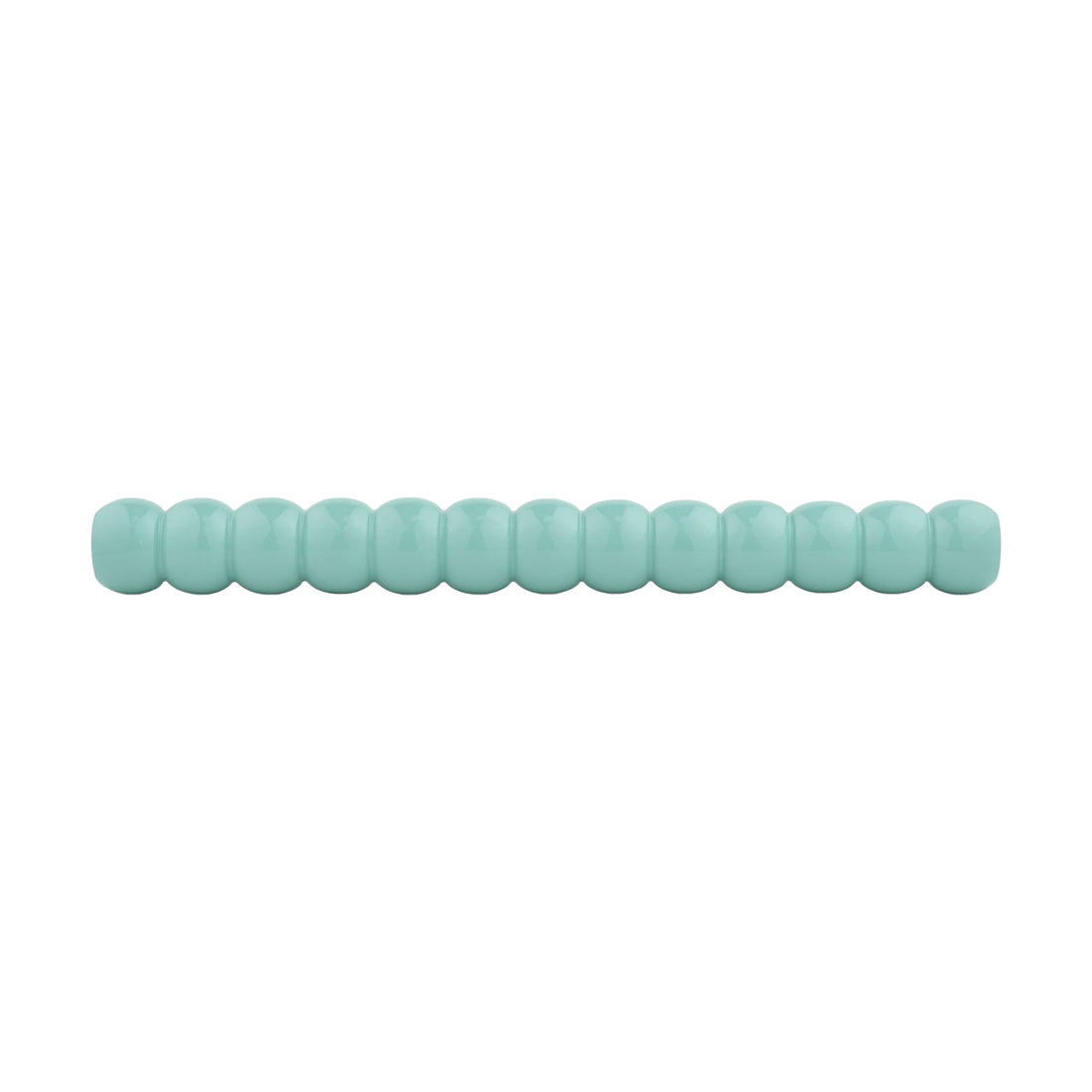 Turquoise Beaded Turned Wood Bar Pull – Painted Cabinet Handle