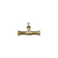 Antique Brass Bamboo-Style Cabinet Knob – Drawer Knob