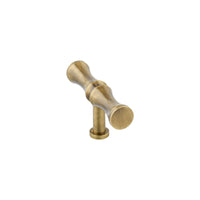 Antique Brass Bamboo-Style Cabinet Knob – Drawer Knob